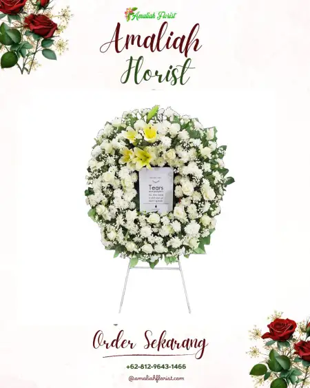 Krans Bunga Duka Pakang